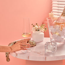 Ice Cube Ice Cream Cup - Square | Clear Crystal