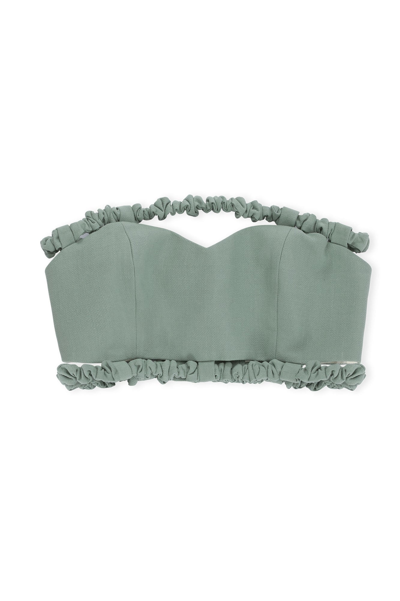Strapless Crop Top | Green Bay