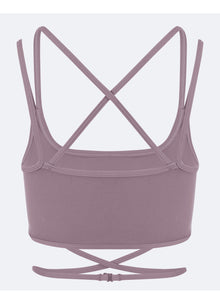 Strappy Front Top | Dusty Pink