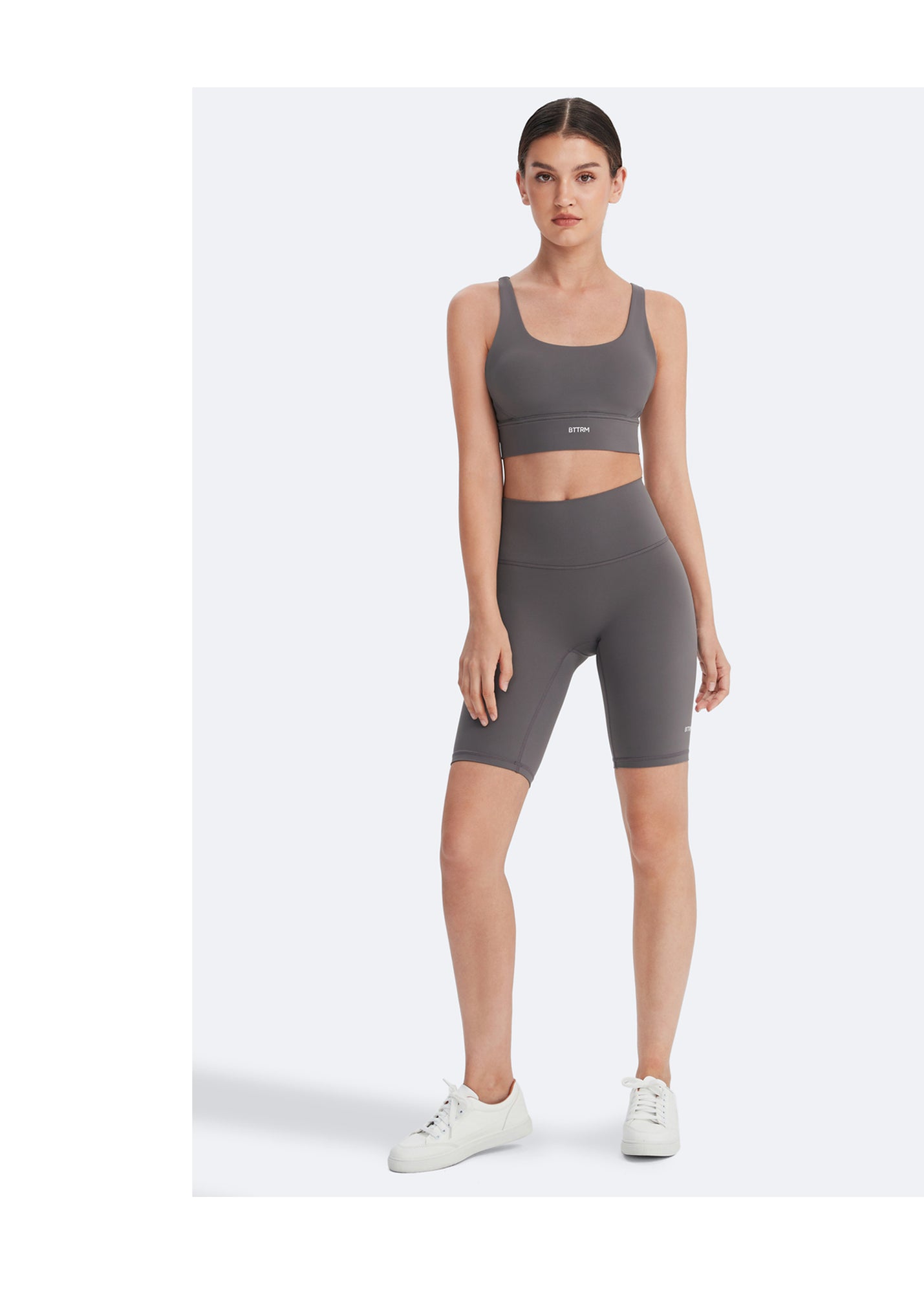 Strappy Sports Bra | Gray