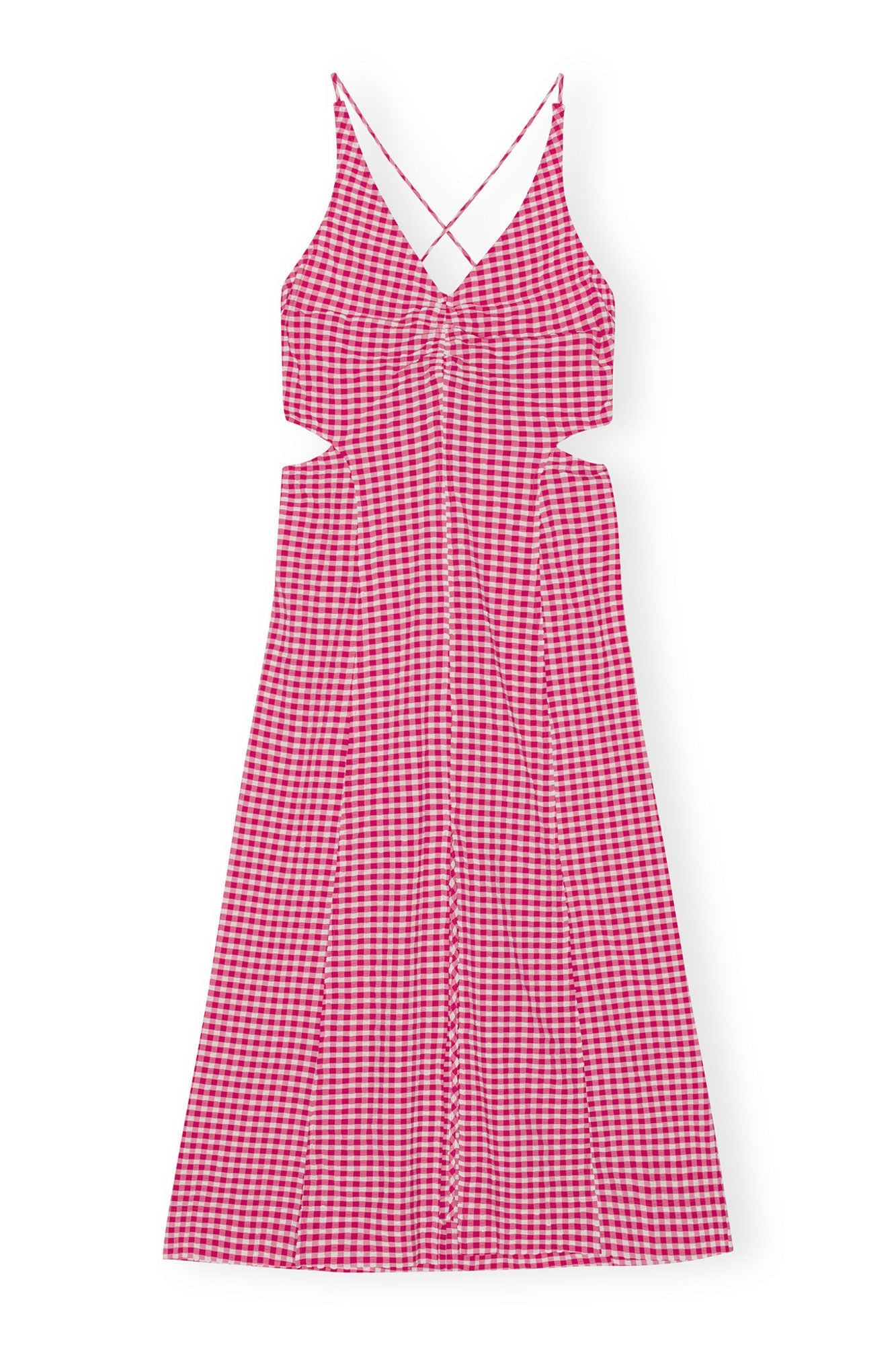 Stretch Seersucker Maxi Dress | Love Potion