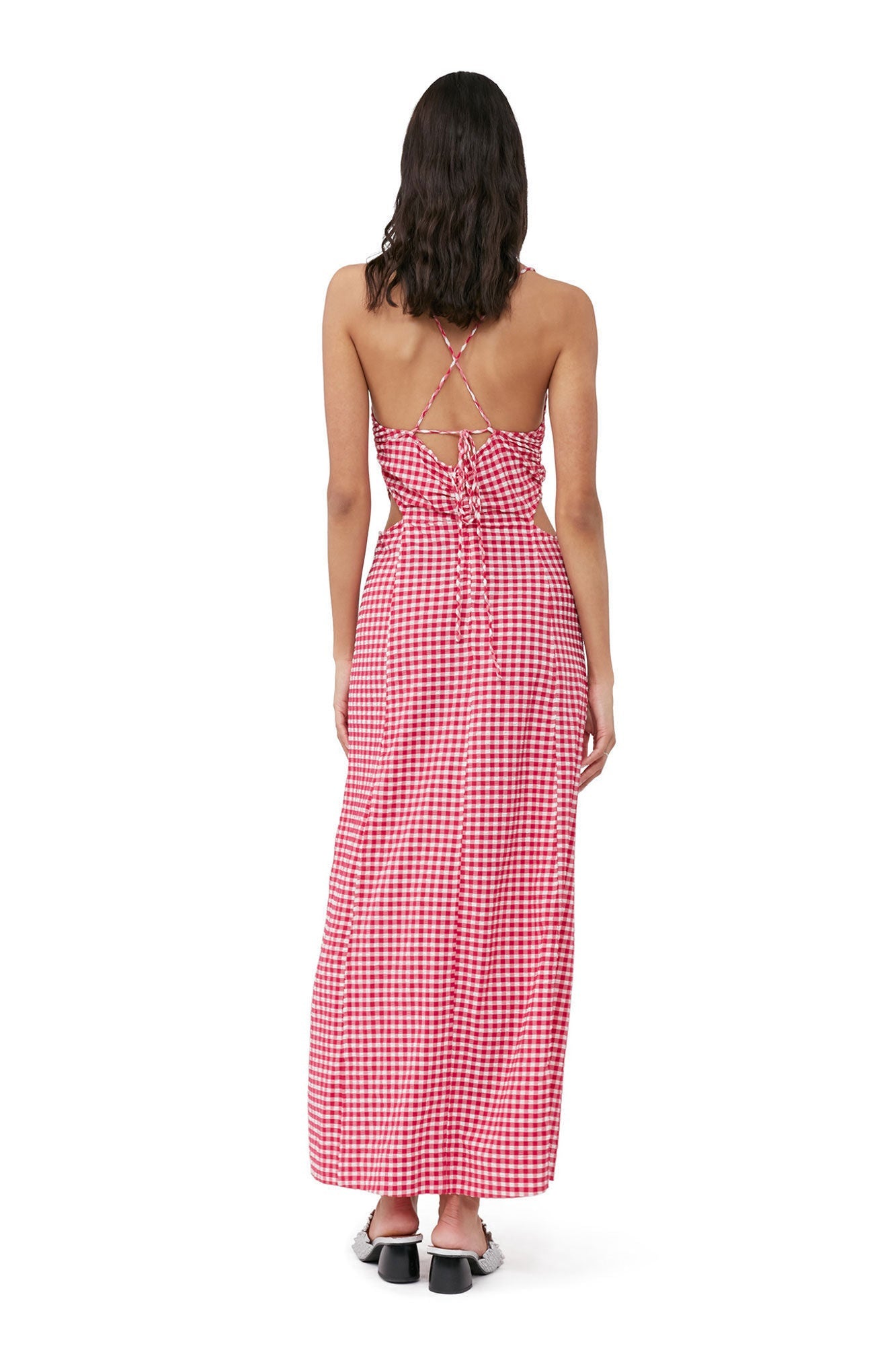 Stretch Seersucker Maxi Dress | Love Potion