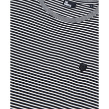 Striped Long-Sleeved T-Shirt | Men | Black x White