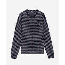 Striped Wool Sweater | Men | Black x White