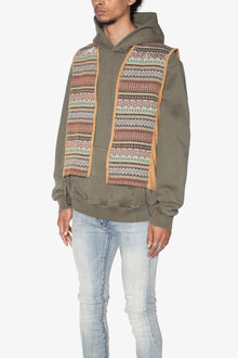 Studded Blanket Vest | Brown