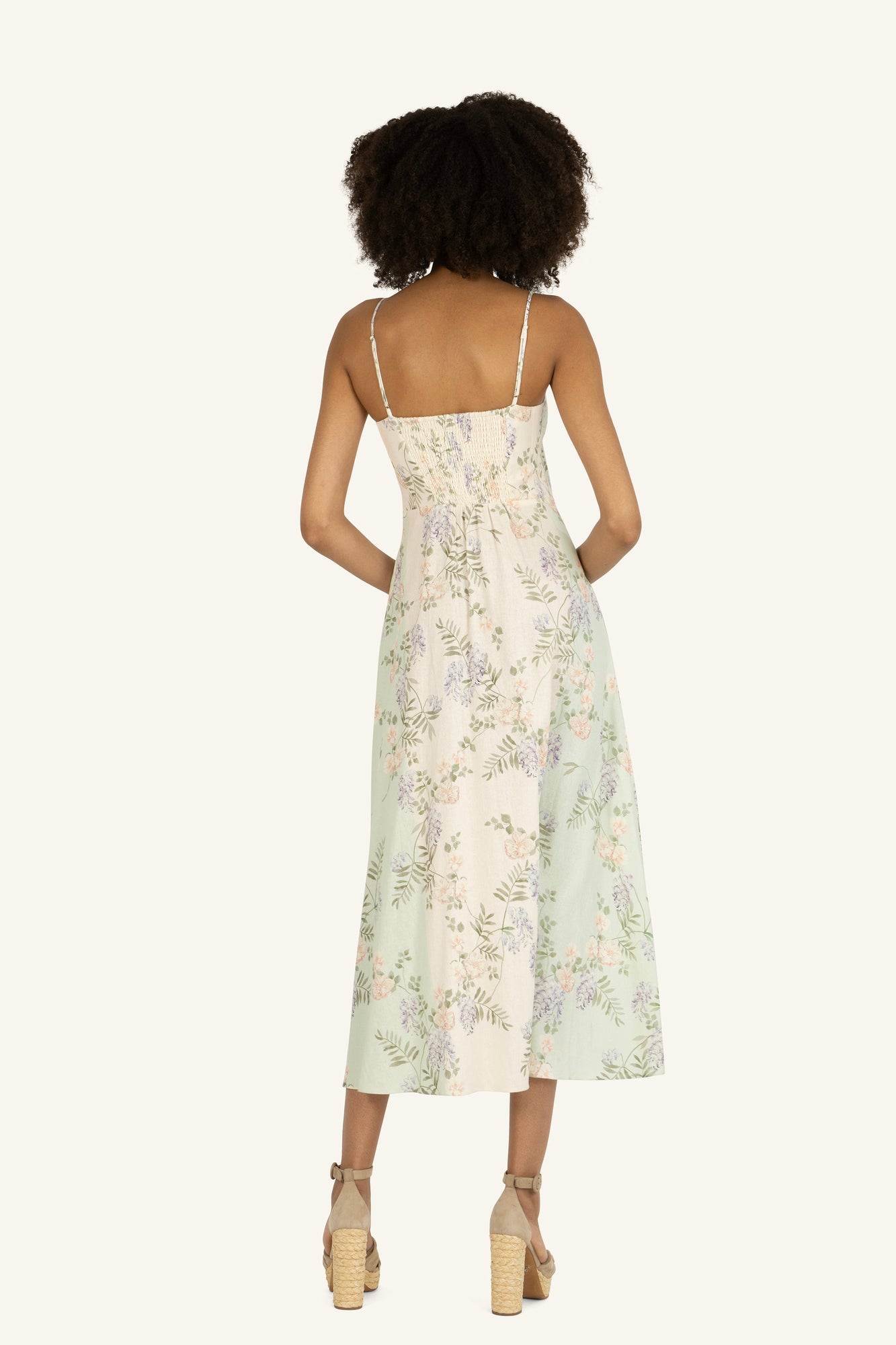 Sue Dress | Pastel Floral Road