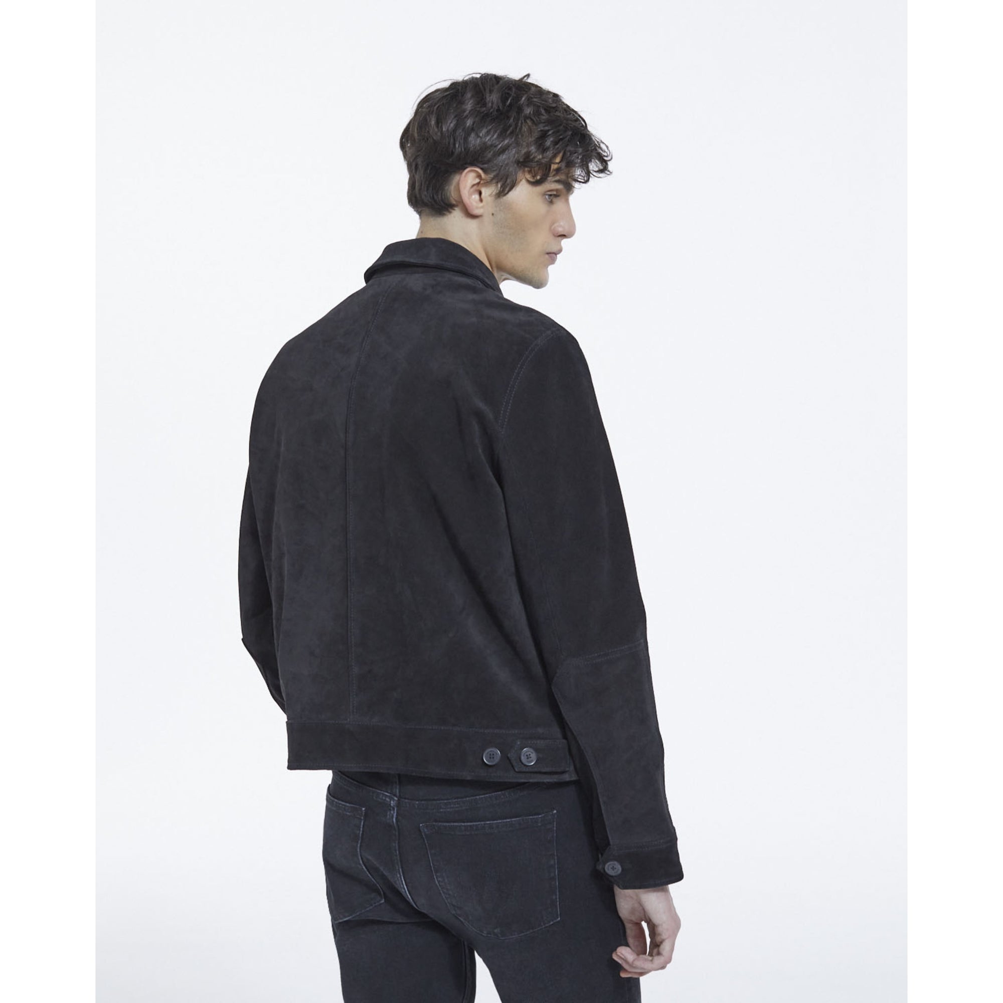 Suede Jacket | Men | Black