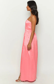 Sunnie Strapless Maxi Dress | Pink
