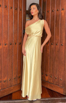 Sunshine Elegance Formal Maxi Dress | Yellow