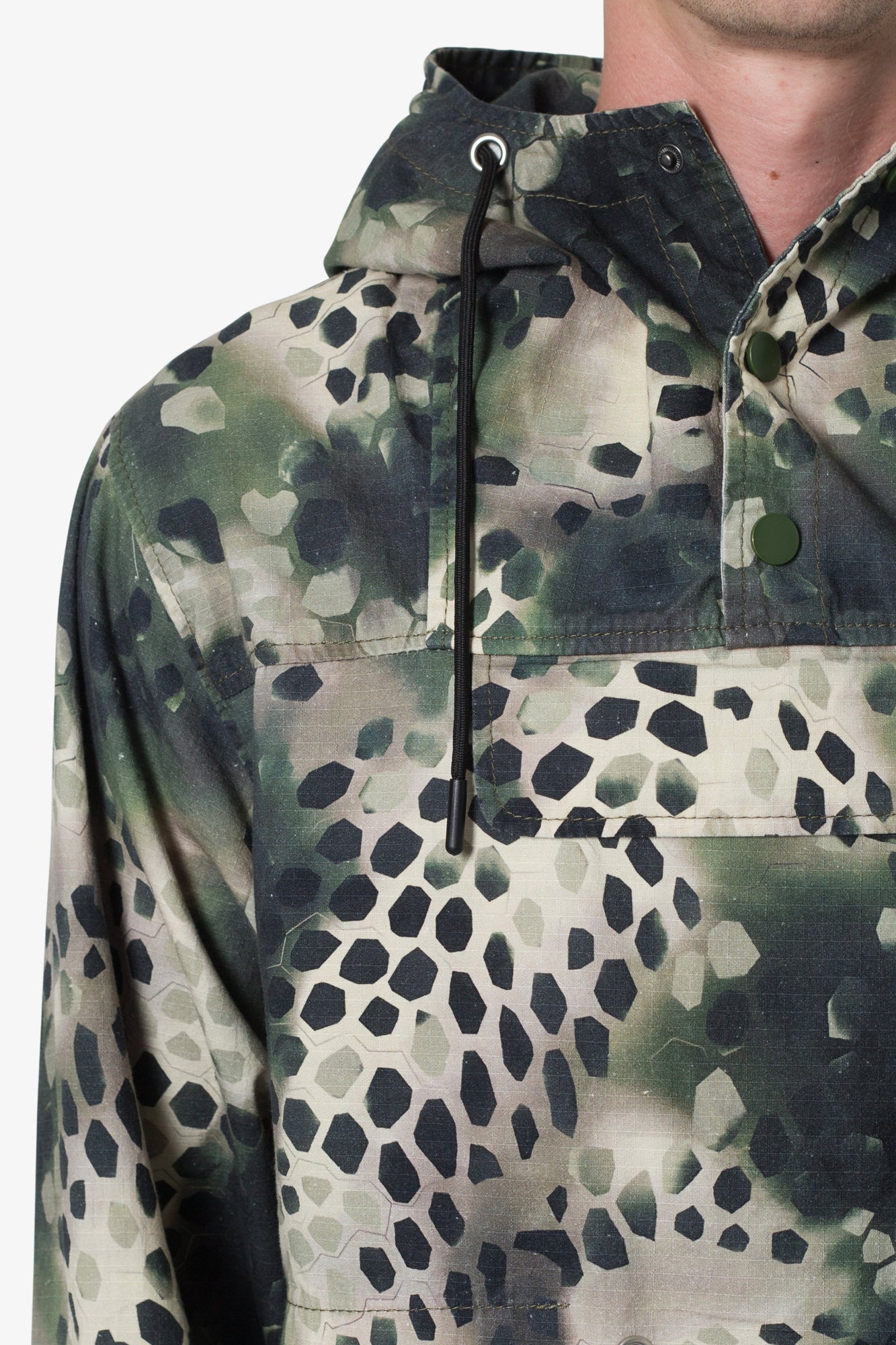 Swamp Camo Anorak Jacket | Green