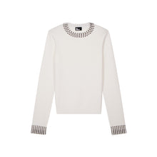 Sweater With Spikes | Women | Ecru