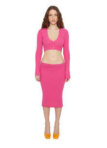Womens | Sweet Knit Cardigan | Fuchsia