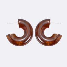 Lucite Noemi Earrings | Brown