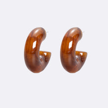 Lucite Noemi Earrings | Brown