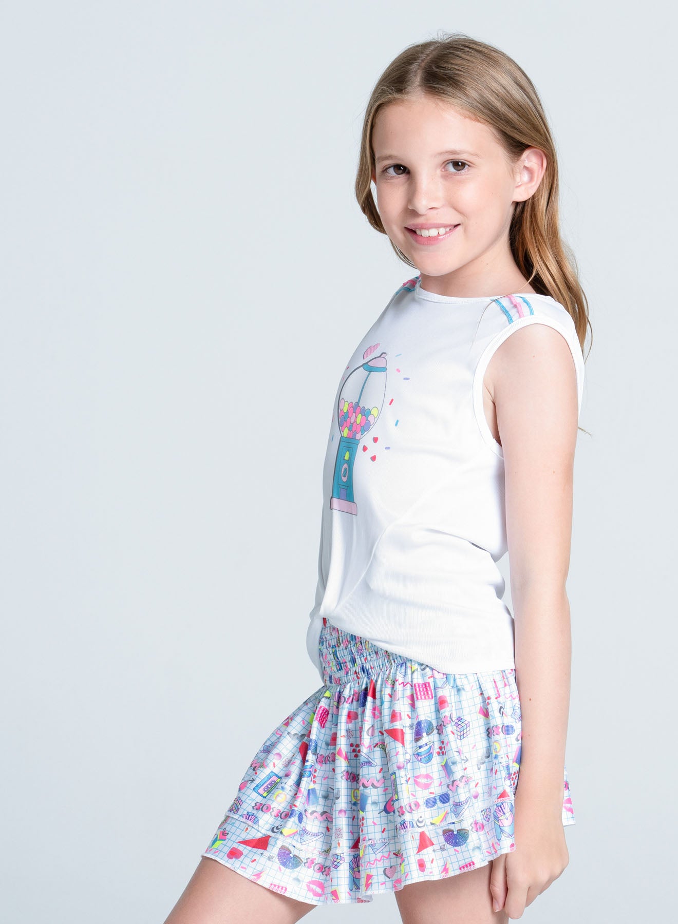 Kids | Gumball Girl Tank | Multi