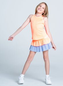 Kids | Free To Fly Tank | Orange Frost
