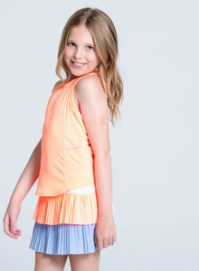 Kids | Free To Fly Tank | Orange Frost