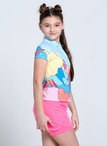 Kids | Beyond The Clouds Polo Short Sleeve | Multi