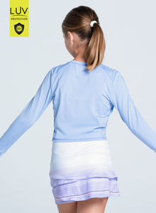 Kids | Cross Court Long Sleeve | Lavender