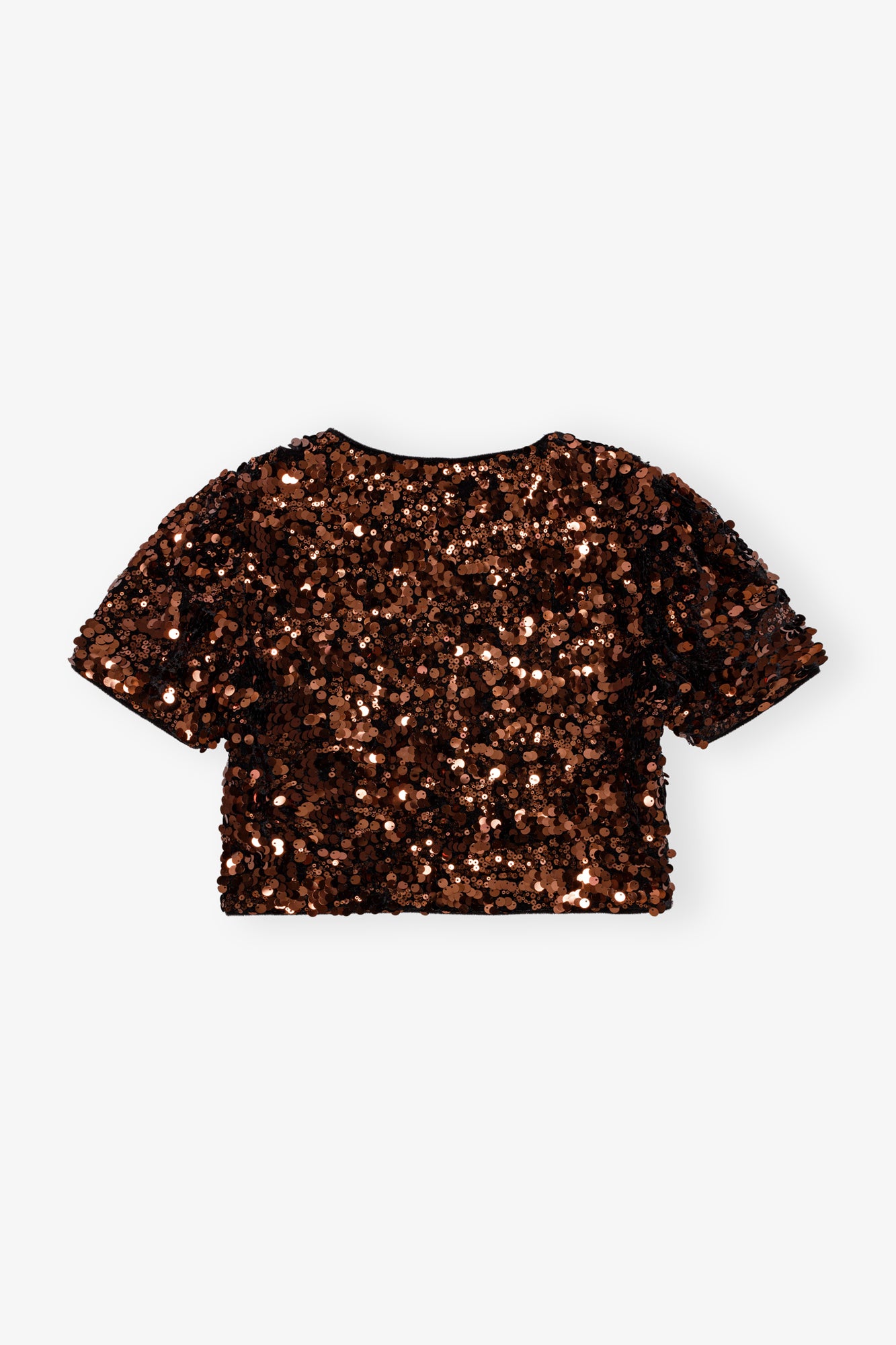 Velvet Sequins Blouse | Bitter Chocolate