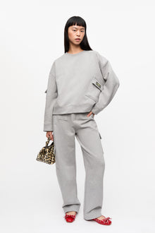 Heavy Terry Drop Shoulder Sweat | Paloma Melange