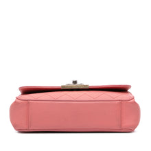 Chanel | Pre-Owned Quilted Calfskin Straight Lined Flap - I | Pink