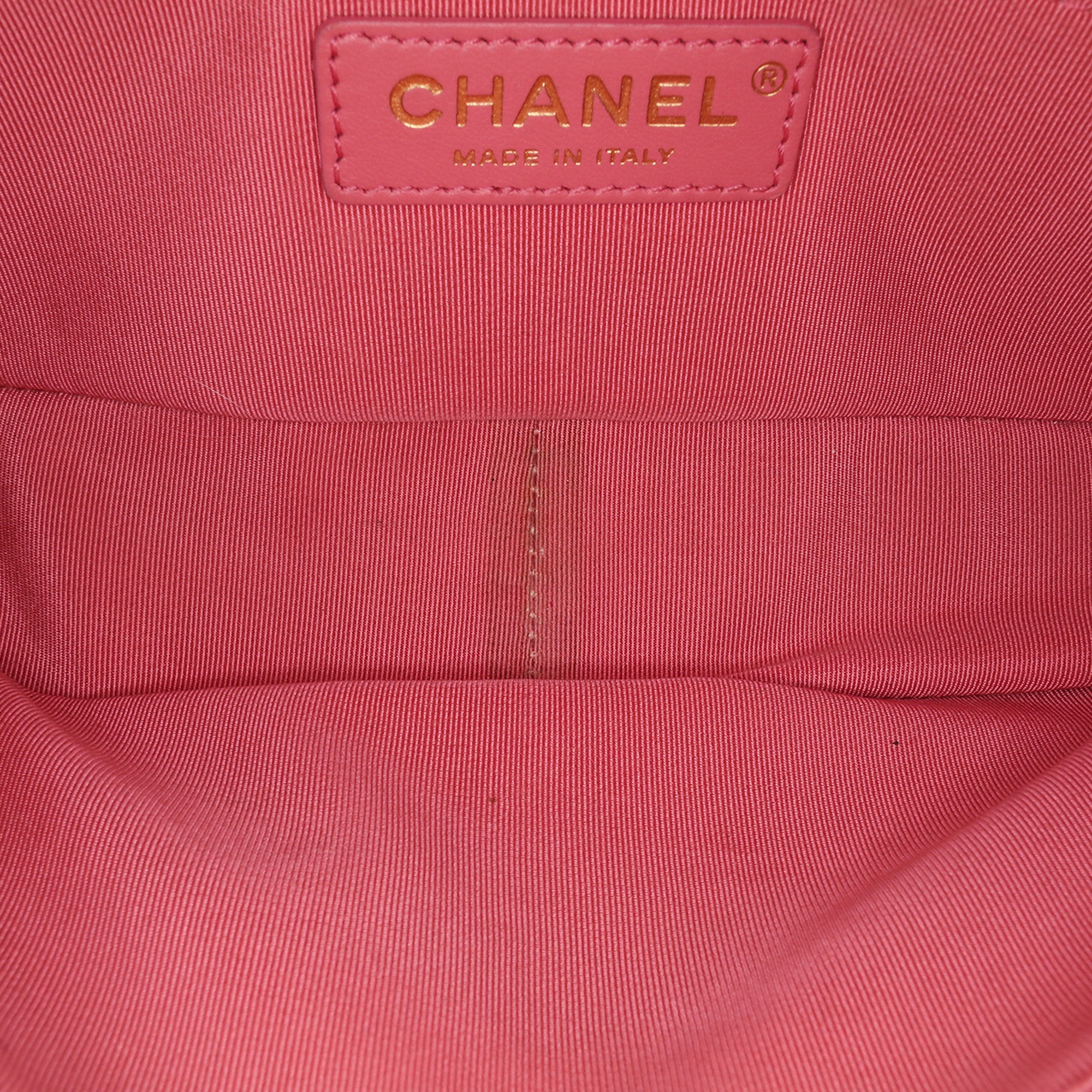 Chanel | Pre-Owned Quilted Calfskin Straight Lined Flap - I | Pink