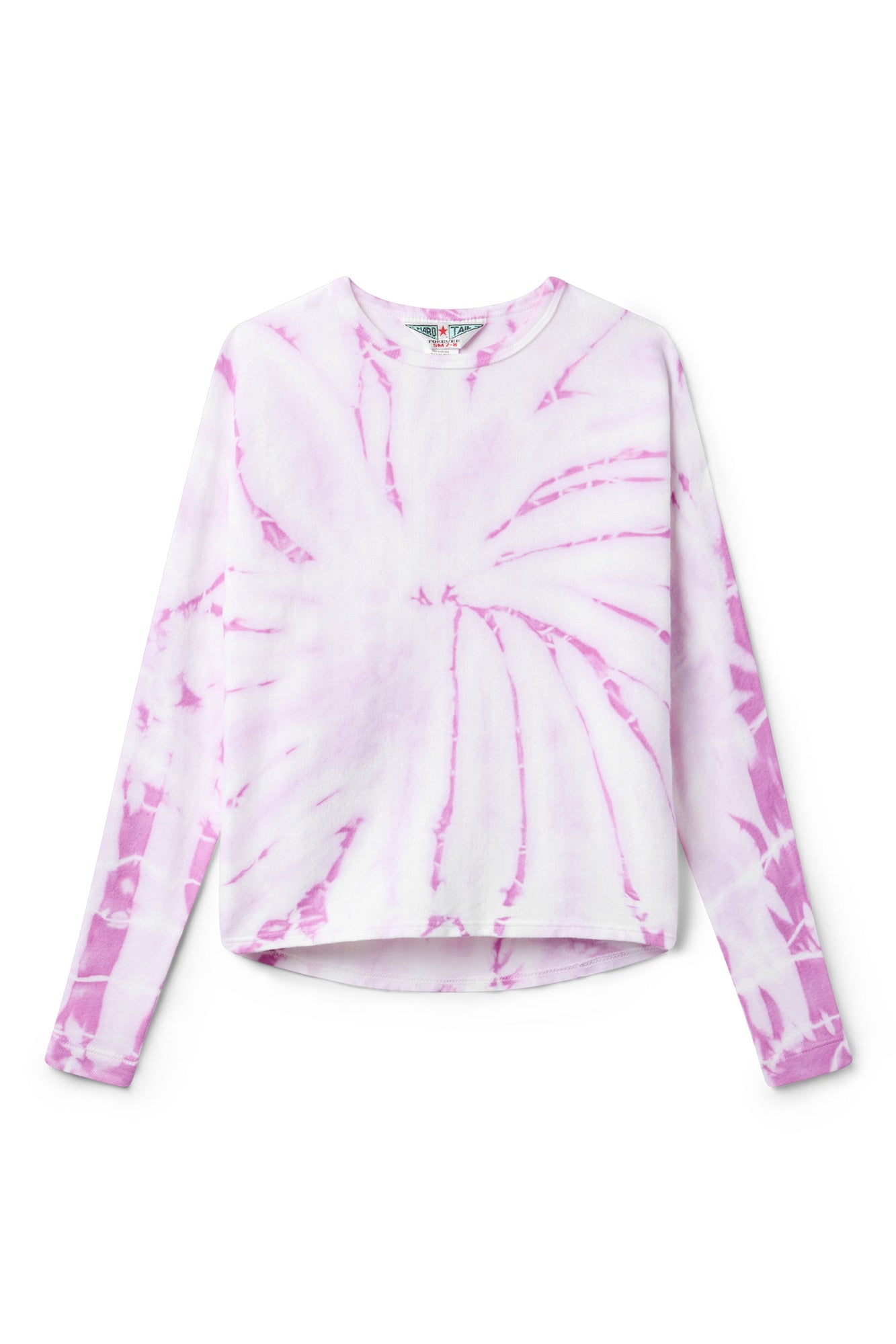 Kids | Kids Long Sleeve Hi-Lo Tee | Spiral Violet