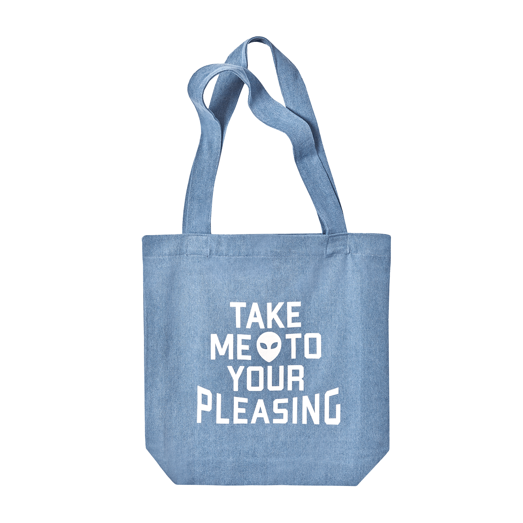 The Take Me To Your Pleasing Denim Tote | Blue