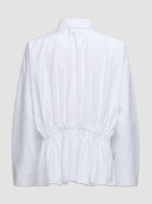 Tarquina Gathered Top | White
