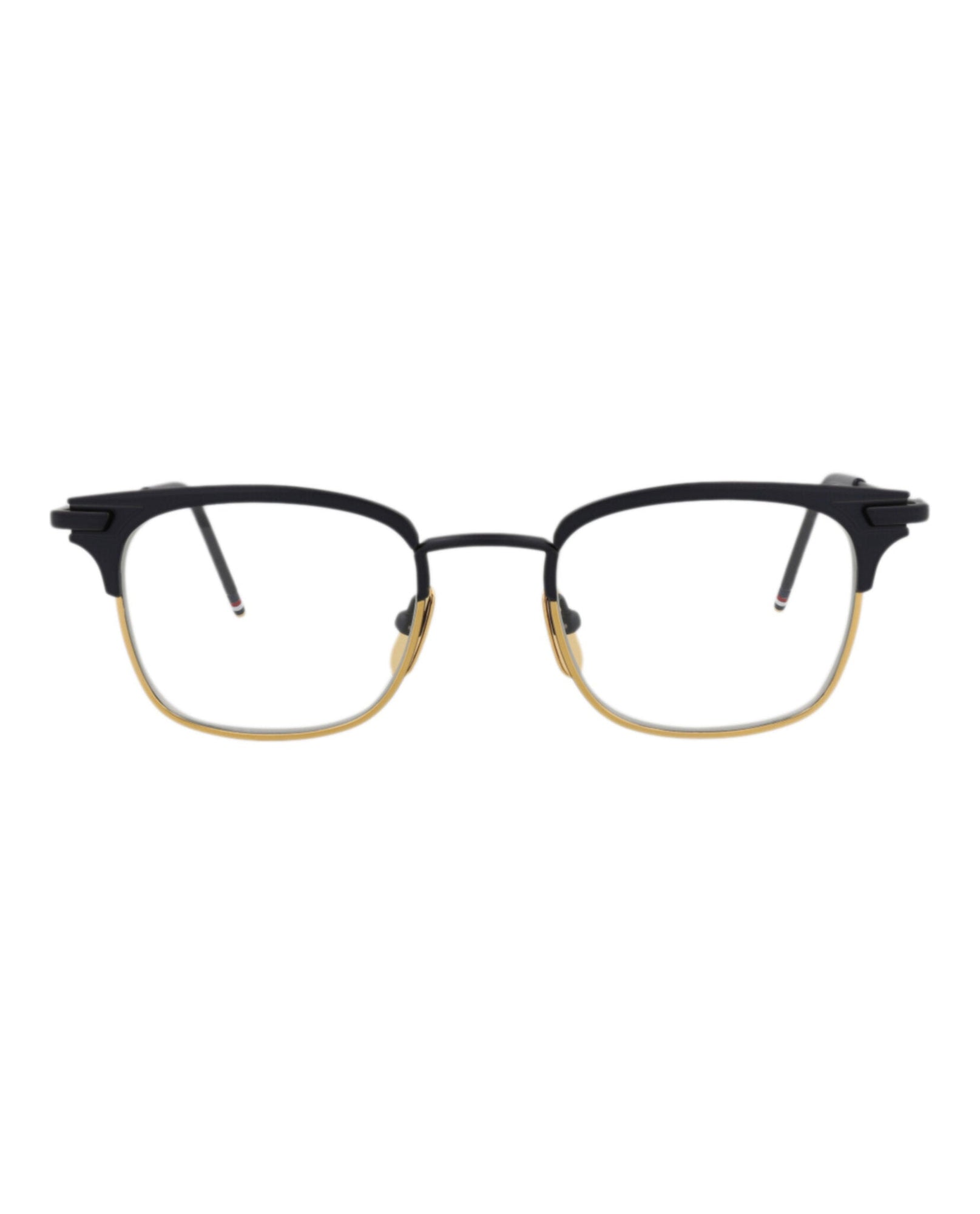 Thom Browne Square Metal Optical Frames | Navy