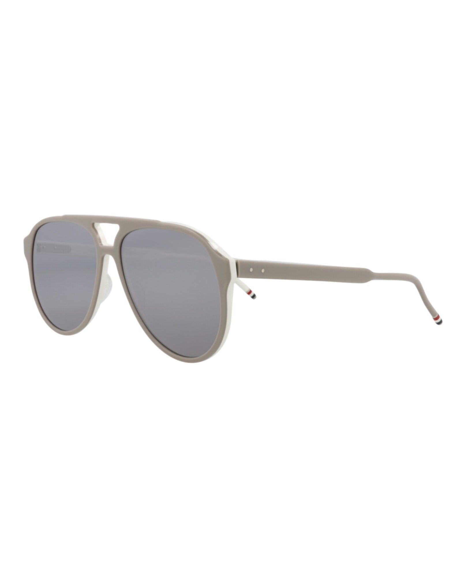 Thom Browne Aviator Acetate Sunglasses | Grey