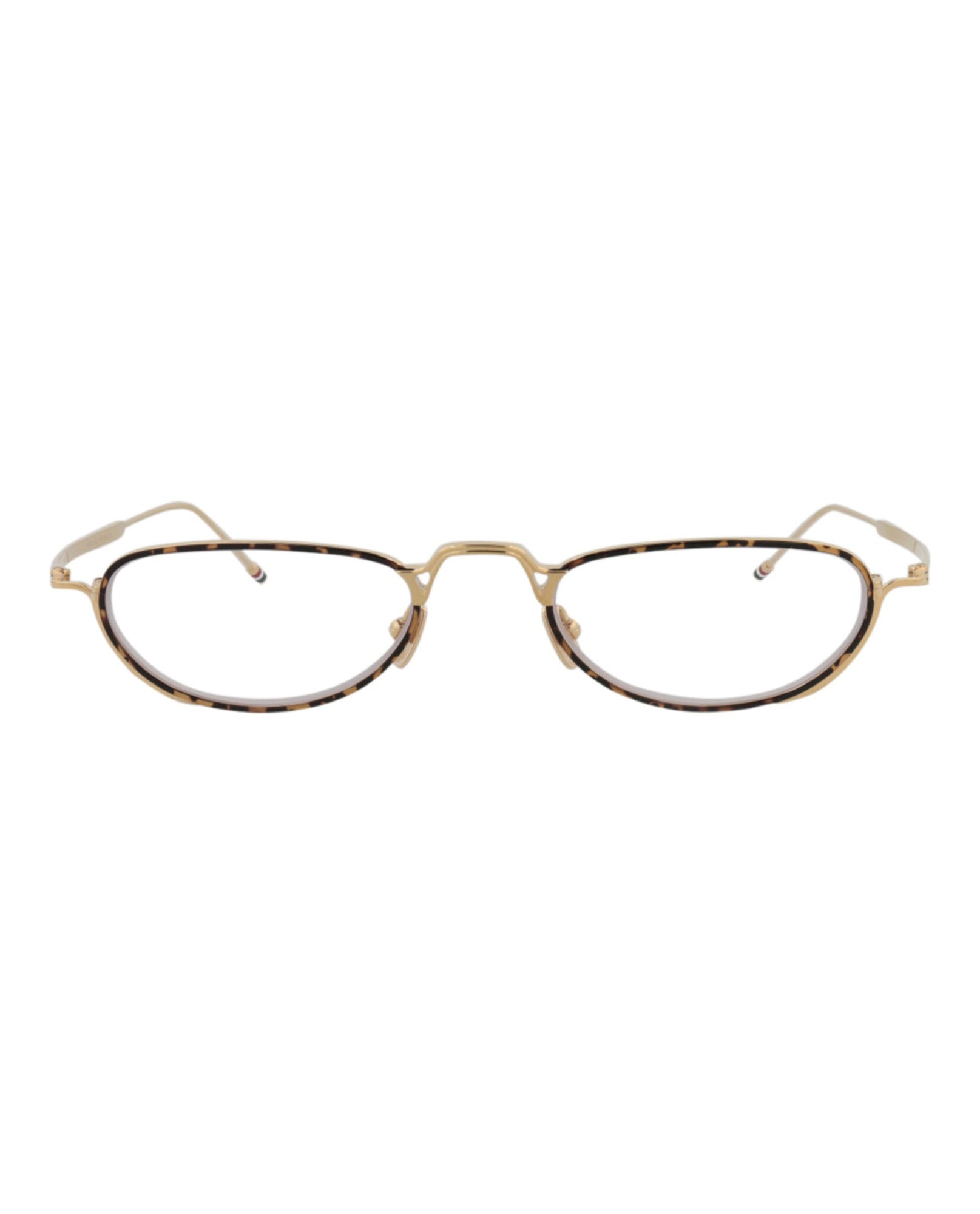 Thom Browne Round Metal Optical Frames | Tortoise