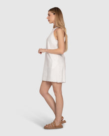 Women | Take A Chance Mini Dress | White