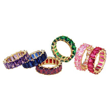 The Magenta Colored Band | 18KT Gold Vermeil