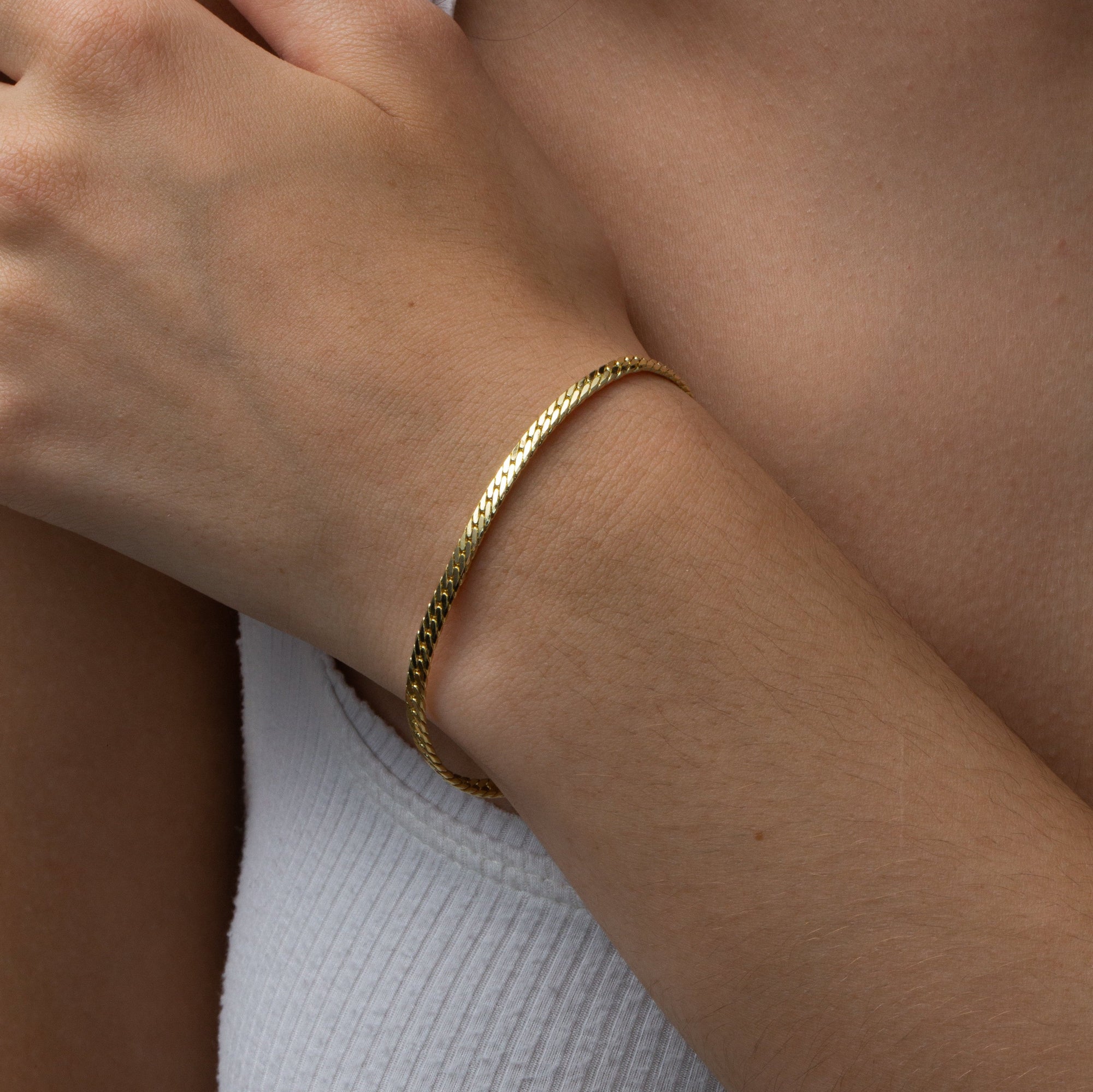 The Mini Cuban Link Bracelet | 18KT Gold Vermeil