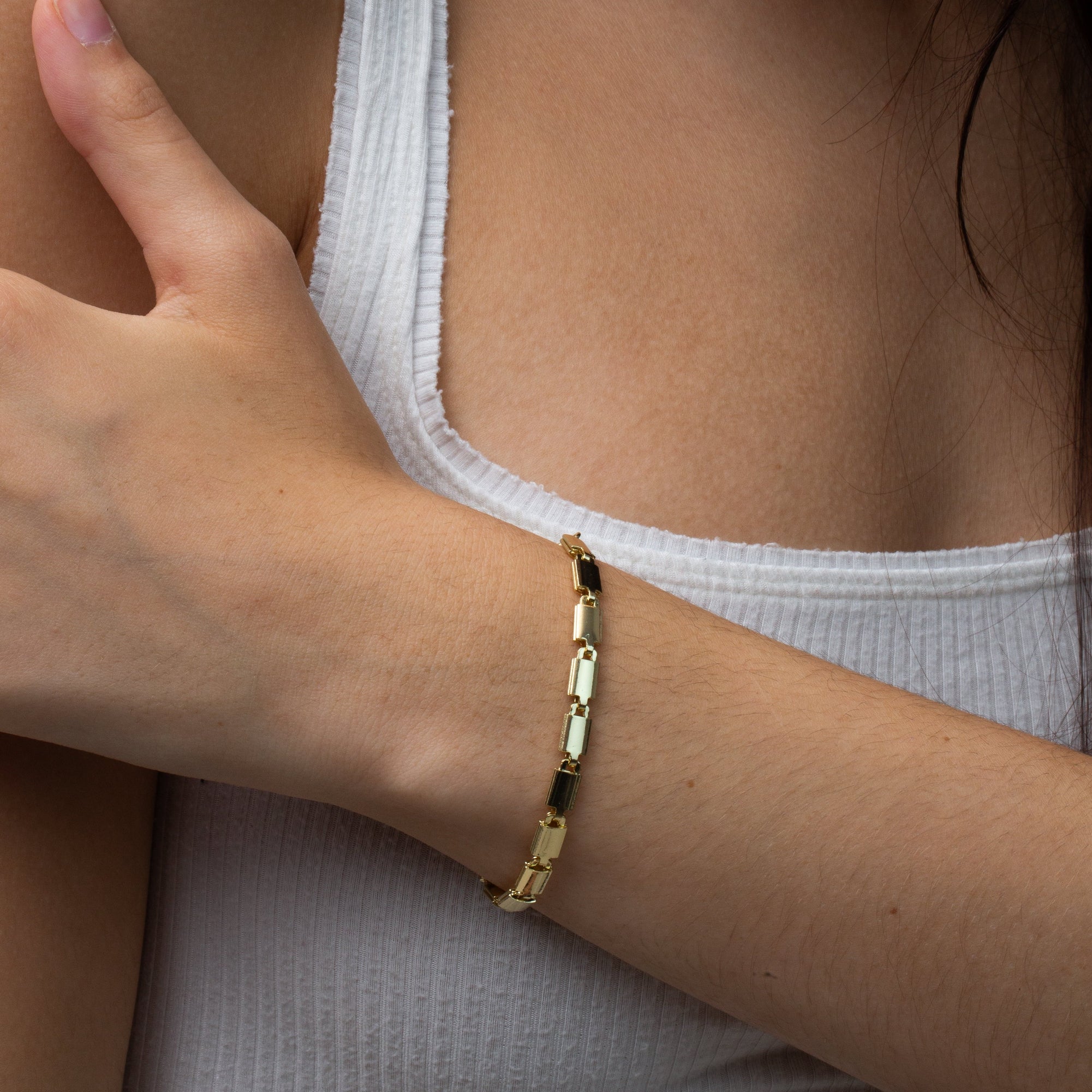 The Lea Link Bracelet | 18KT Gold Vermeil