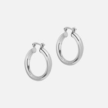 THE MEDIUM RAVELLO HOOPS - The M Jewelers