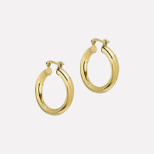 The Medium Ravello Hoops | Gold Vermeil