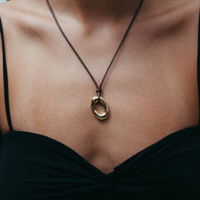 The Saia Cord Pendant Necklace | 18KT Gold Vermeil