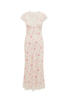 Theodore Silk-Blend Floral Maxi Dress | Thulian Pink