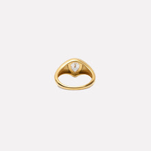 The Single Stone Ring | Gold
