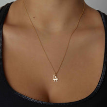 LA Dodgers Mini Pendant Necklace | Gold Vermeil & Sterling Silver (NO CHAIN)