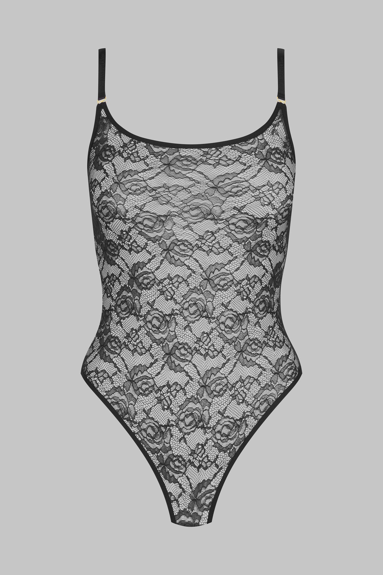 Thong bodysuit - Flashback | Black