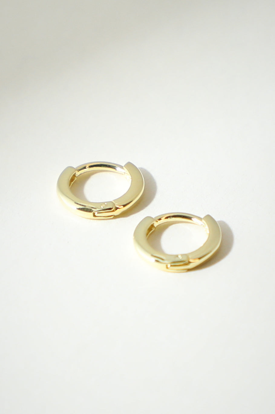 The Tiny Essential Huggie Hoops | Gold Vermeil