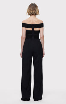 The Lila Jumpsuit | Metallic Black