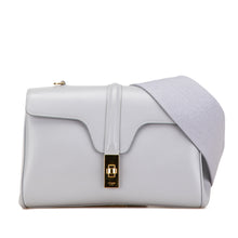 Celine | Pre-Owned Teen Smooth Calfskin Soft 16 Crossbody | Gray