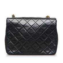 Chanel Pre-Owned Mini Square Quilted Lambskin Single Flap | Women | Black