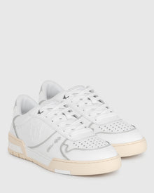 Mens | Transmission Leather Sneaker | White/Grey