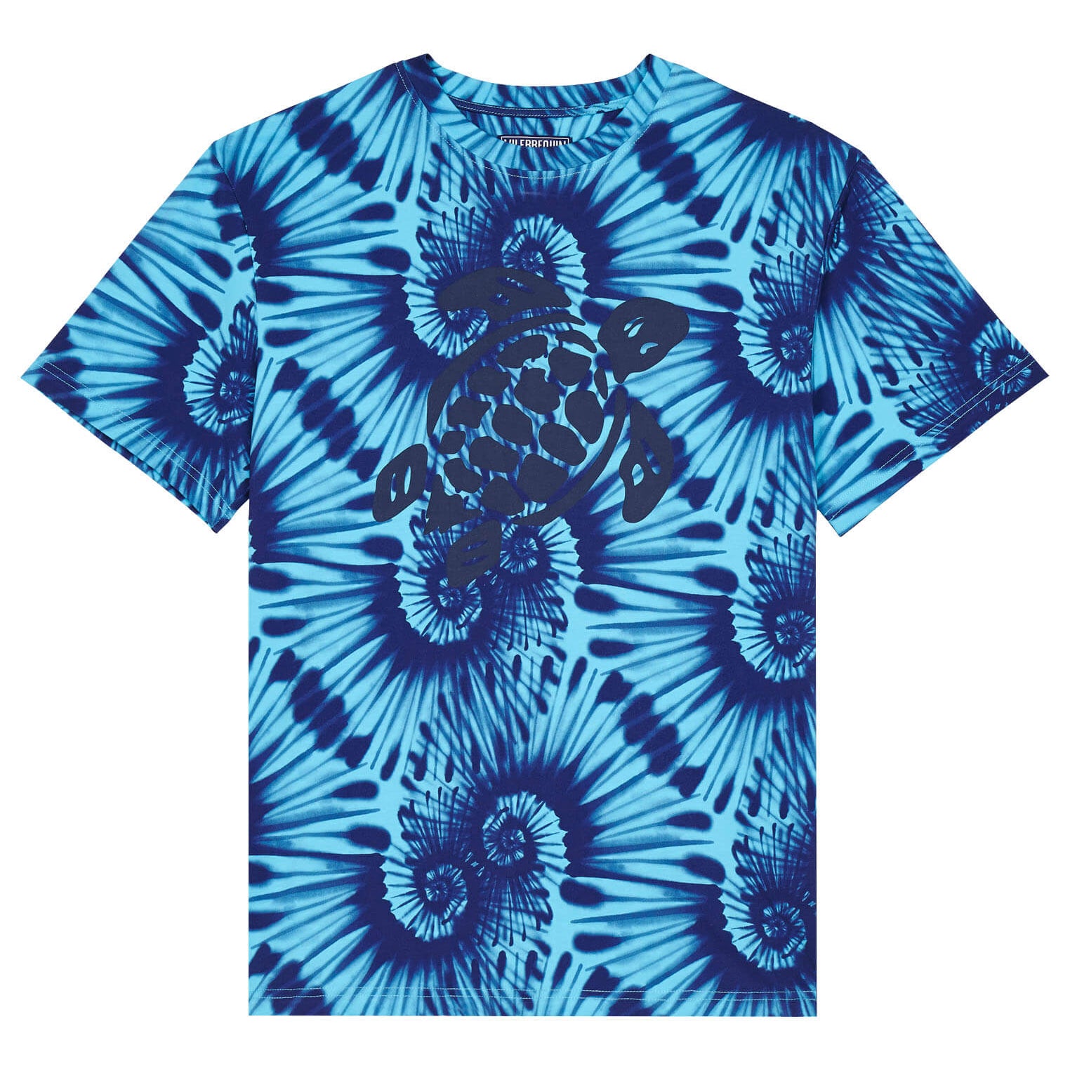 Men | Tie Dye  Tee Shirt | Bright Blue
